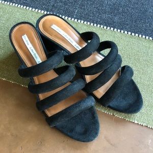 & Other Stores suede heals from NYC flagship store